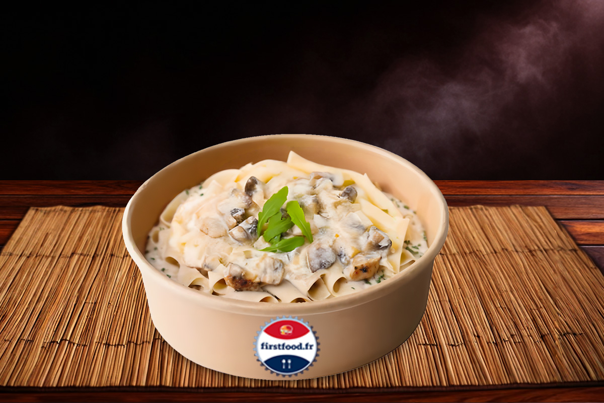 Pâtes à la sauce crème